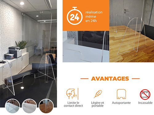 Barrire de Protection de Comptoire